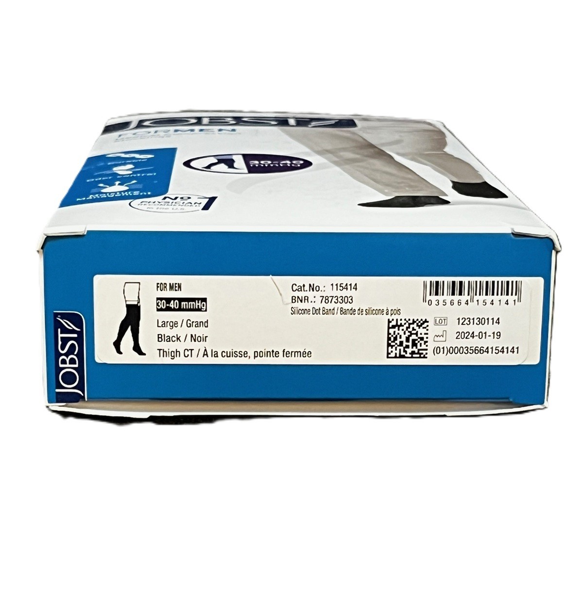 JOBST Thigh High Compression Socks For Men (30-40 mmHG)