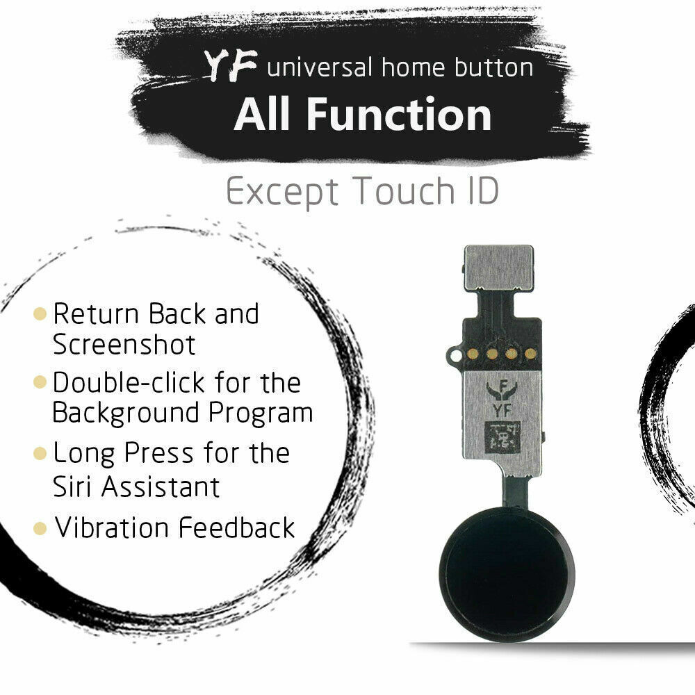YF Universal Solution Home Button Flex Cable for Apple iPhone 7 7 Plus 8/8 + LOT