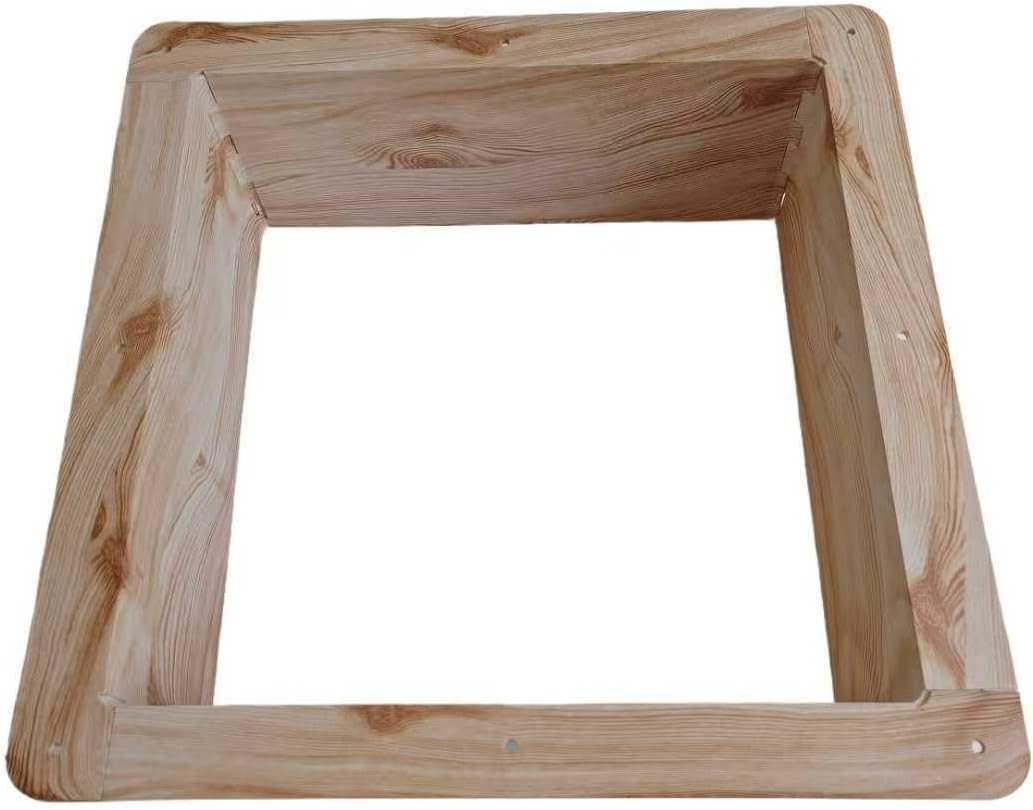 RV Vent Fan Ceiling Garnish Trim Ring 14"x14" with Deep 5.6" Light Wood