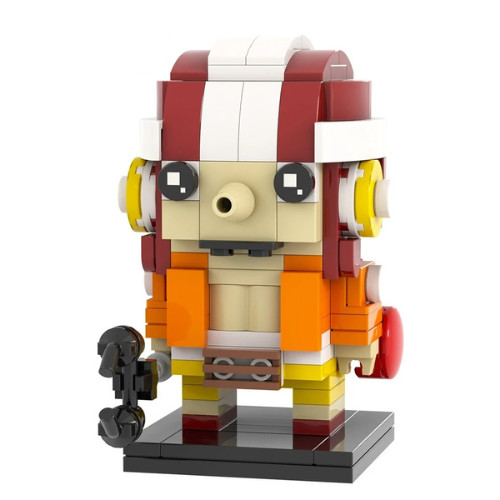 MOC Lego: Usopp One Piece Brickheadz Style Perfect Gift Fast Shipping