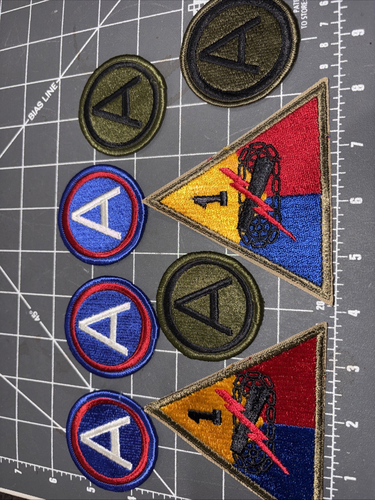 8 Original Army Patches