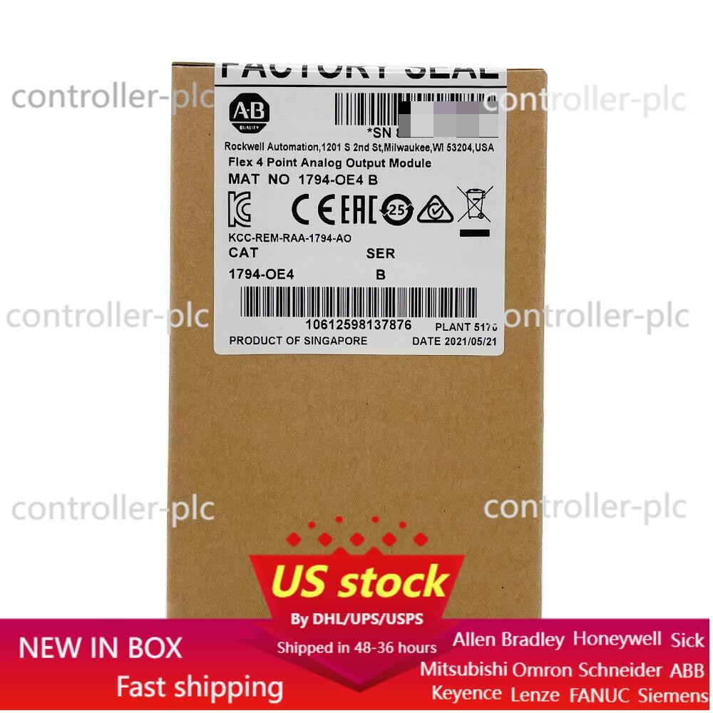 New AB 1794-OE4 SER B Flex 4 Point Analog Output Module 1794OE4 US Free Tax