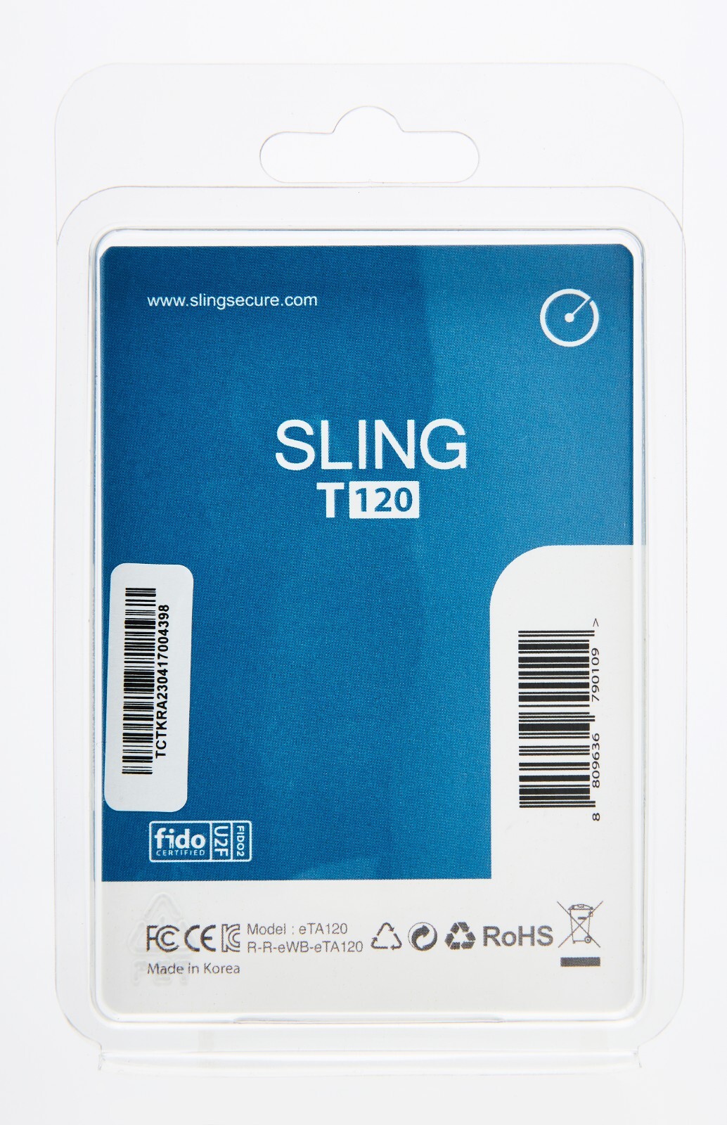 SLING T120 FIDO2 u2f SECURITY KEY USB type C