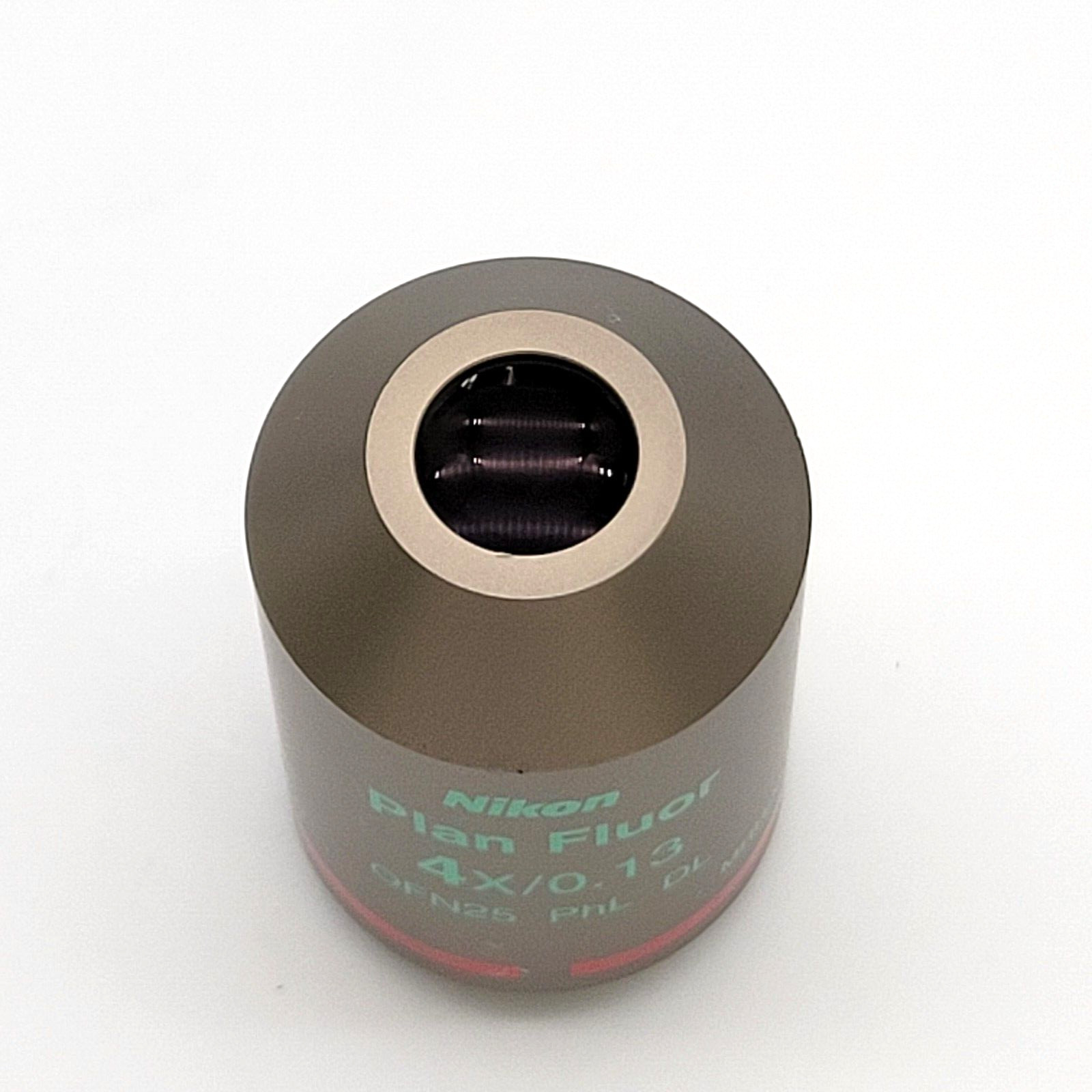 Nikon Microscope Objective CFI Plan Fluor 4x NA 0.13 PhL Phase Contrast