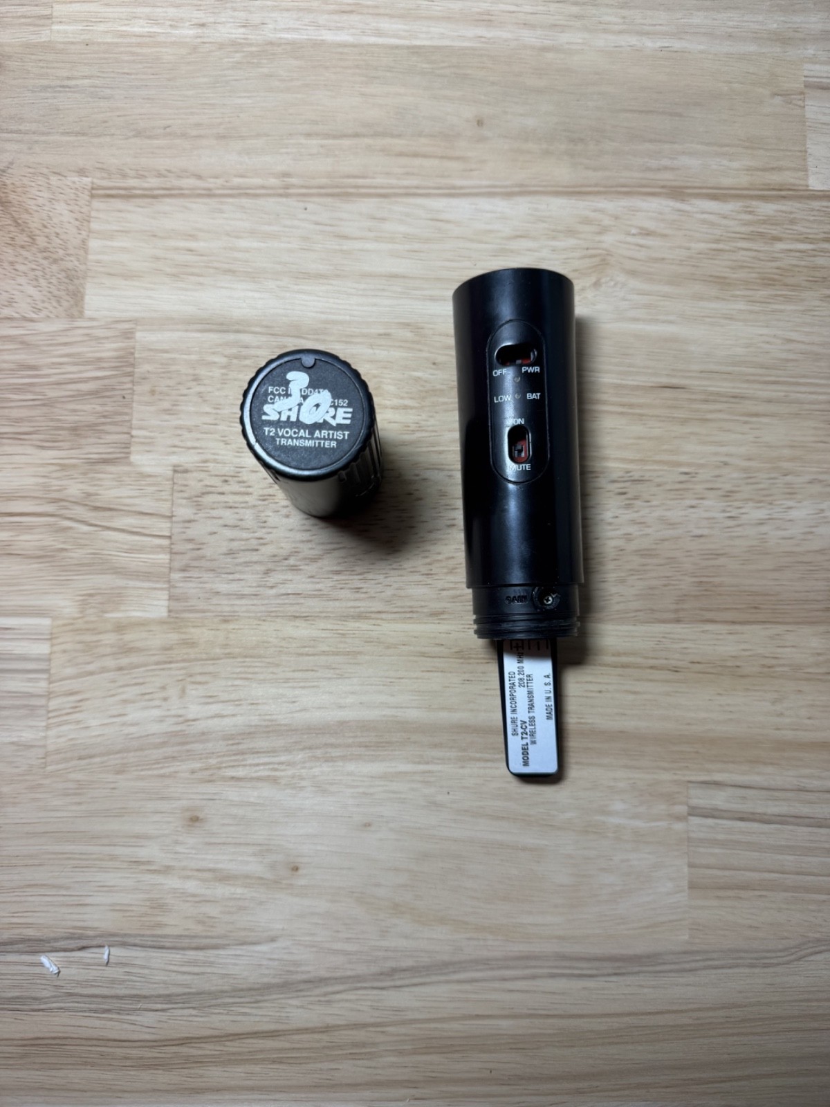 SHURE T2 VOCAL ARTIST TRANSMITTER - FOR PARTS