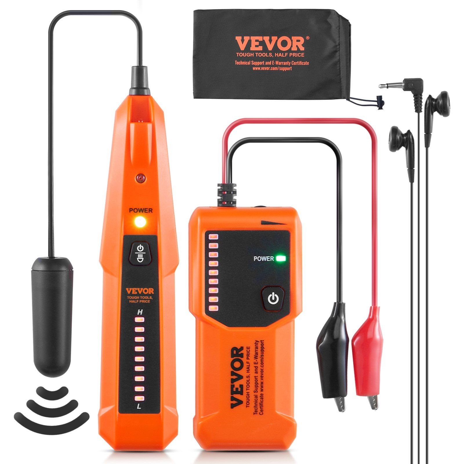 High-Sensitivity Wire Break Locator 3ft Depth 1000ft Detection Length