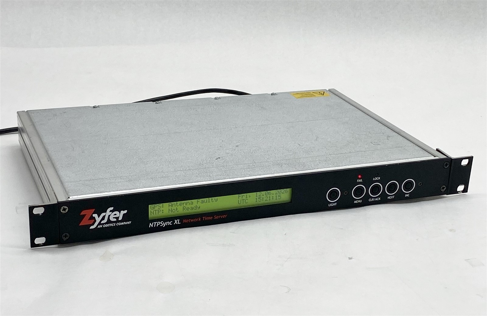 FEI Zyfer NTPSync XL GPS Disciplined NTP Network Time Server 030610004300