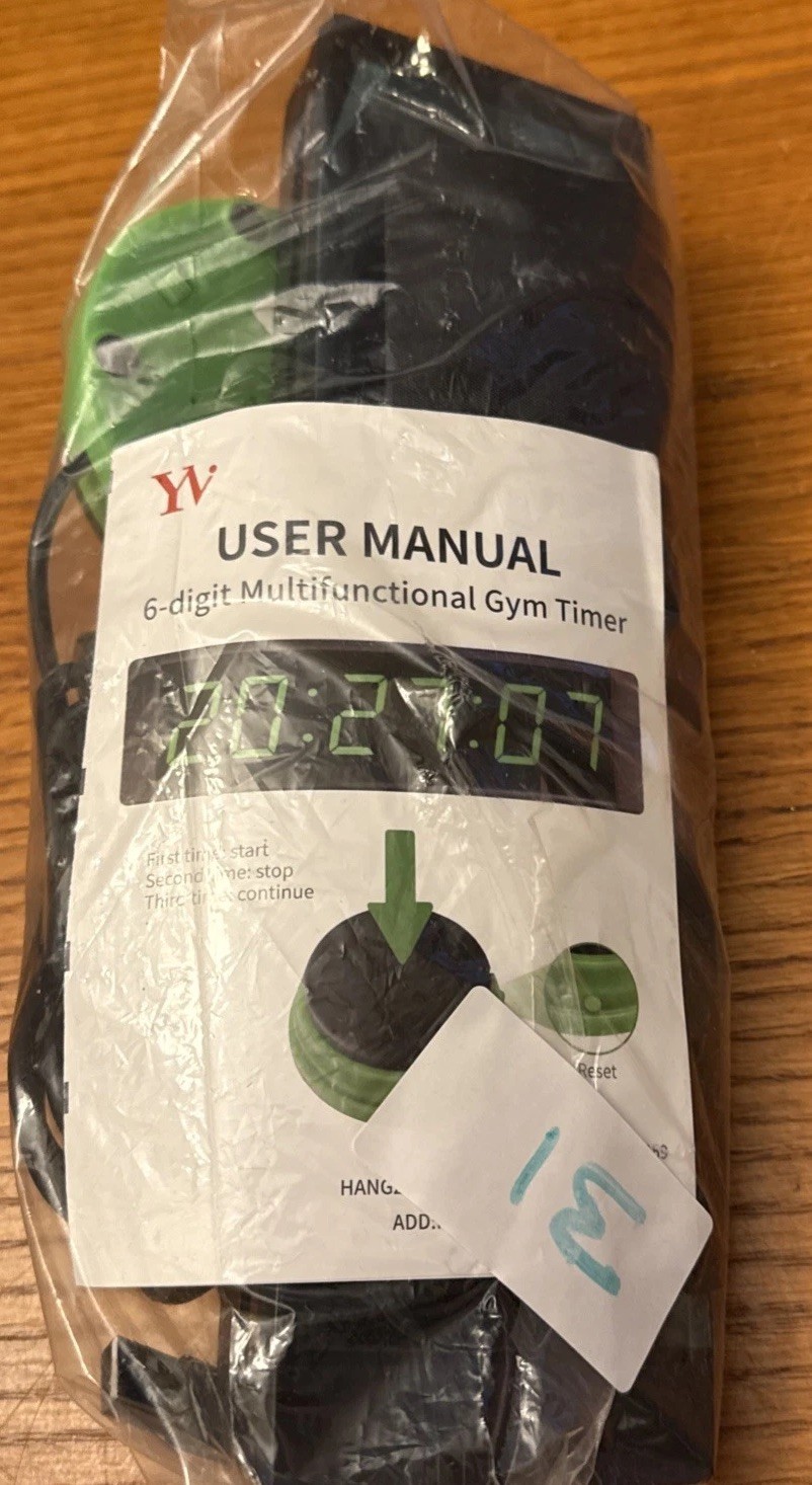 6 Digit Multifunctional Gym Timer