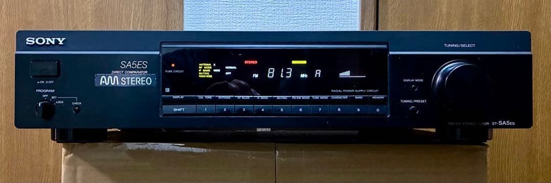 Sony ST-SA5ES FM/AM Stereo Tuner Radial Power Supply ES-Series Hi-Fi FullyWorks