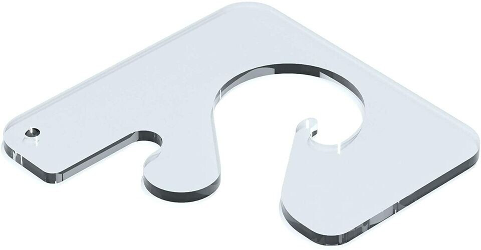 Free Motion Quilting Templates Acrylic Heart Border Template ¼” Quilting Ruler