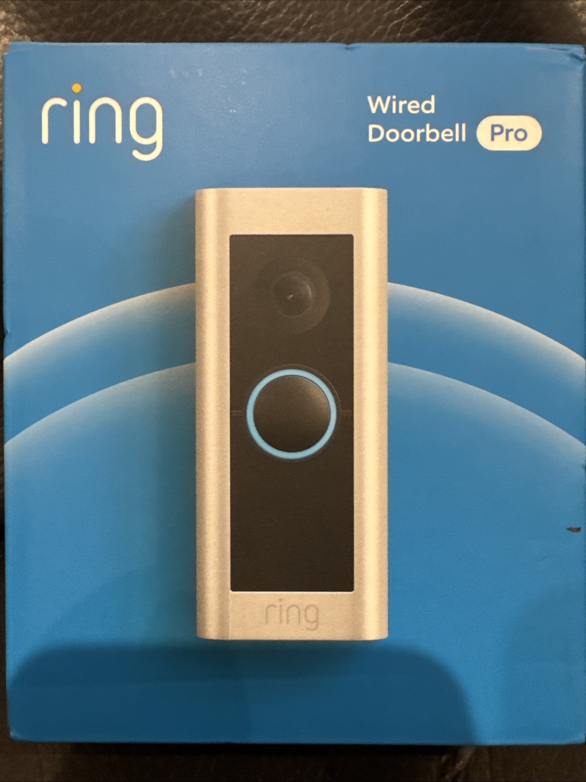Ring Wired Doorbell Pro - Smart Video Doorbell - Satin Nickel - NEW