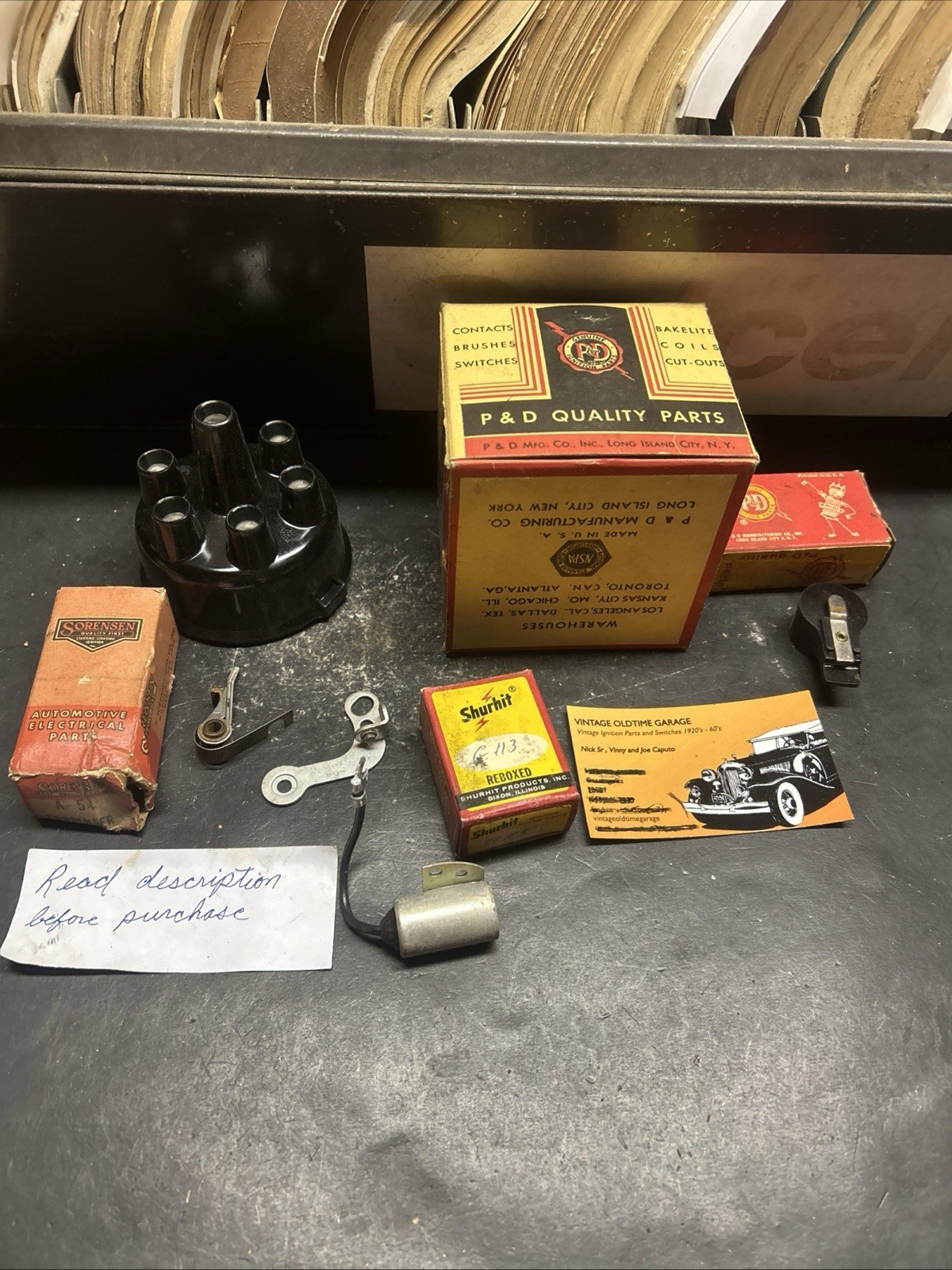 1950 1951 1952 1954 1955 1956 DODGE  DISTRIBUTOR CAP TUNE UP KIT