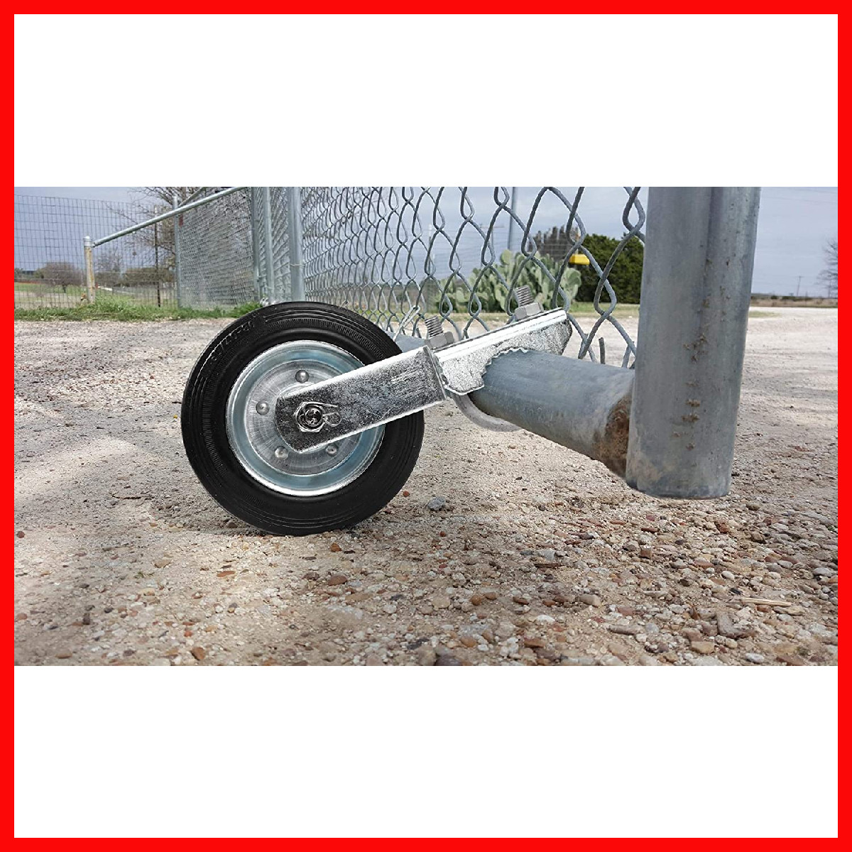 Mofeez Gate Wheel For Metal Swing Gate 1-5/8 Thru 2 Gate Frames Gate Support