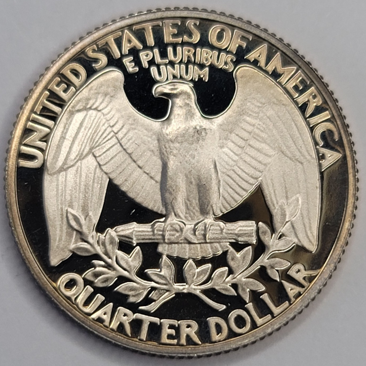 1985 S Gem Proof DCAM Washington Quarter - CN-Clad