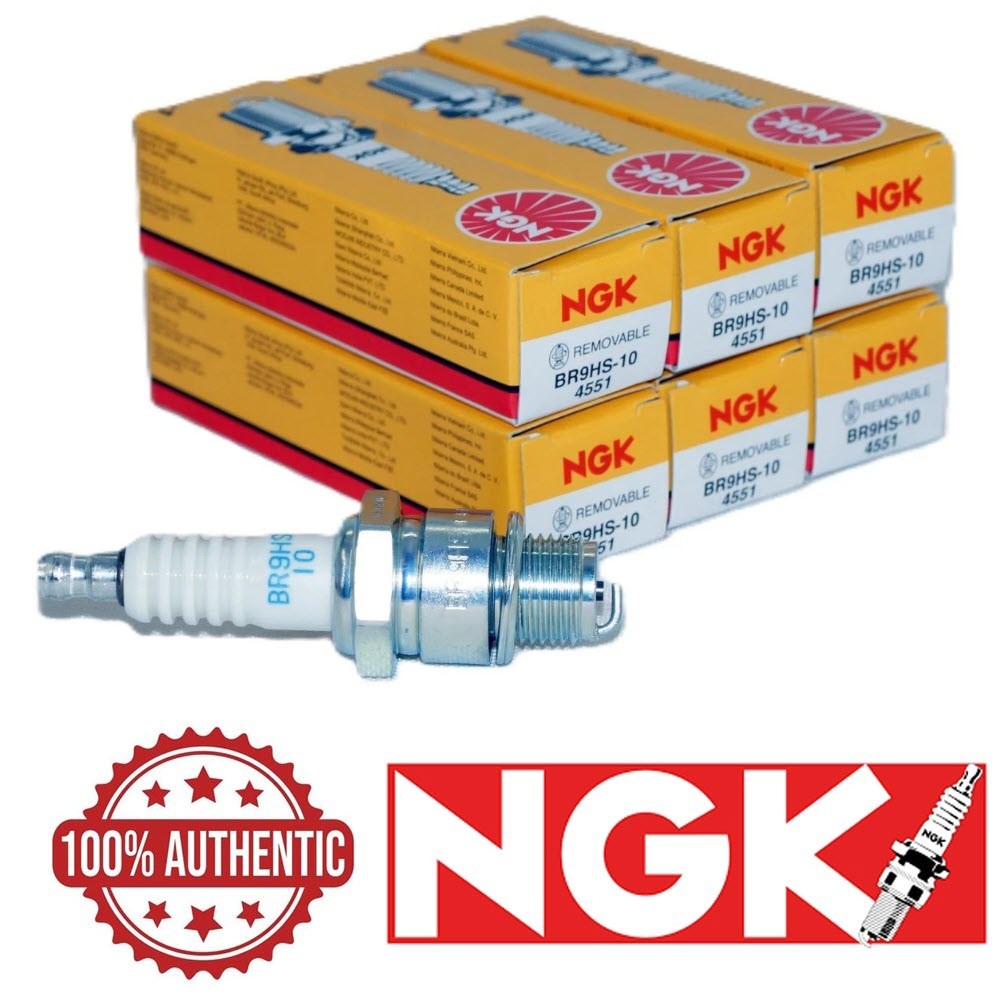 6 pc NGK 4551 BR9HS-10 Standard Spark Plugs for W27FSRU10 QL78C QL77JC4 mw
