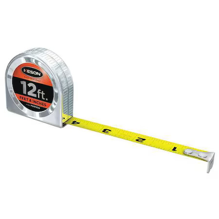 Keson Pg1812sq 12 Ft Tape Measures, 5/8 In Blade