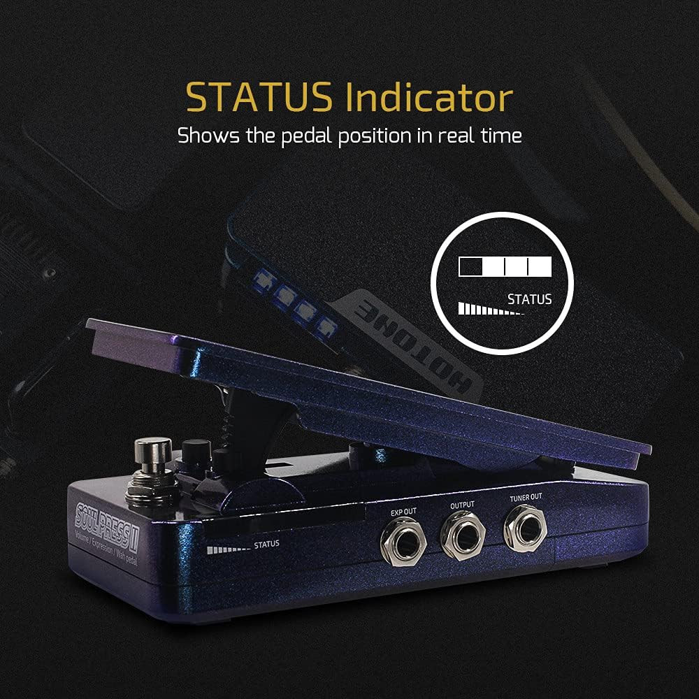 Wah Active Volume Passive Expression Guitar Effects Pedal Switchable Soul Press
