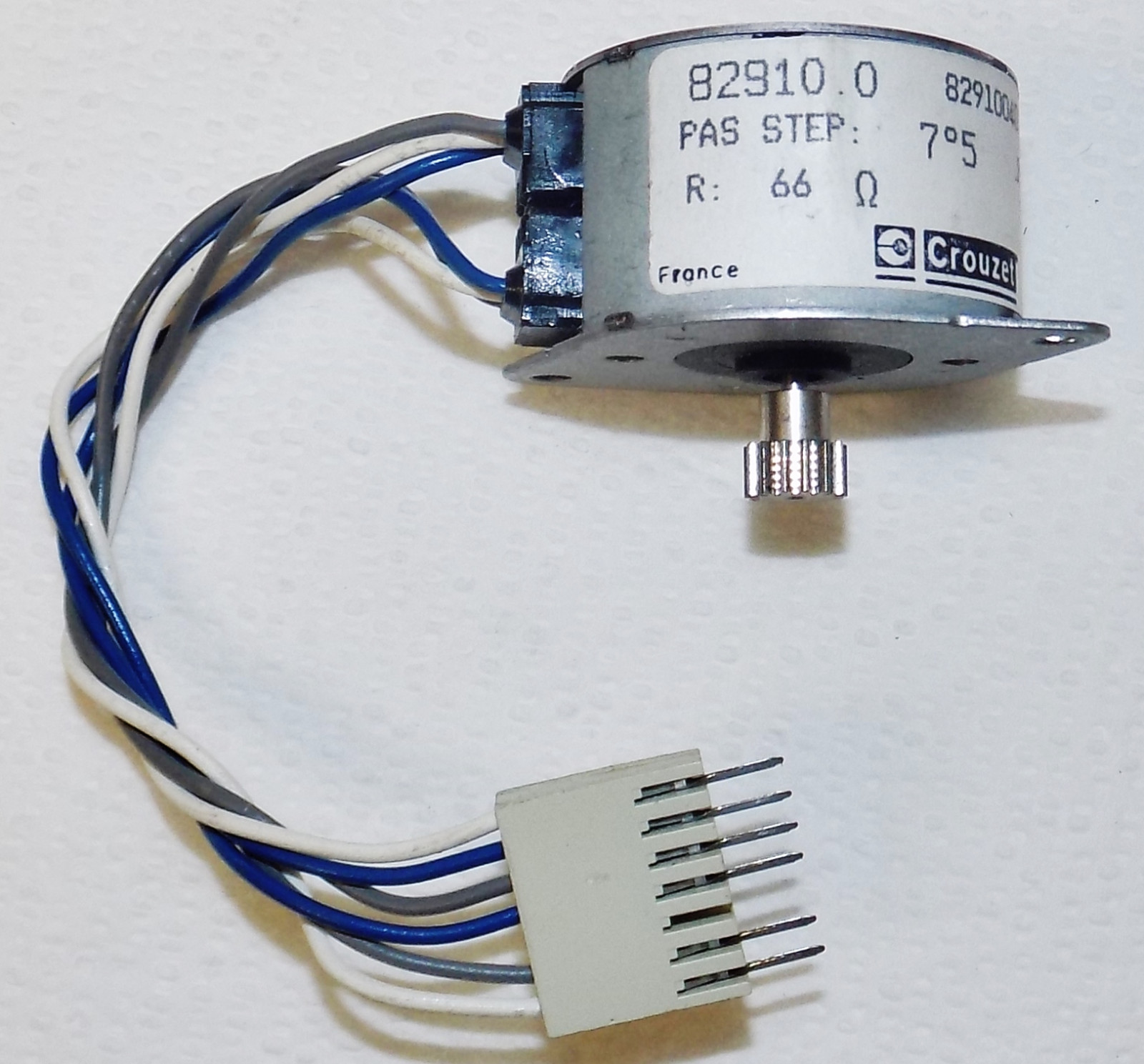 CROUZET 82910.0 82910040 MOTOR PAS STEP 7.5 DEG PER STEP 5 WATT STEPPER STEPPING