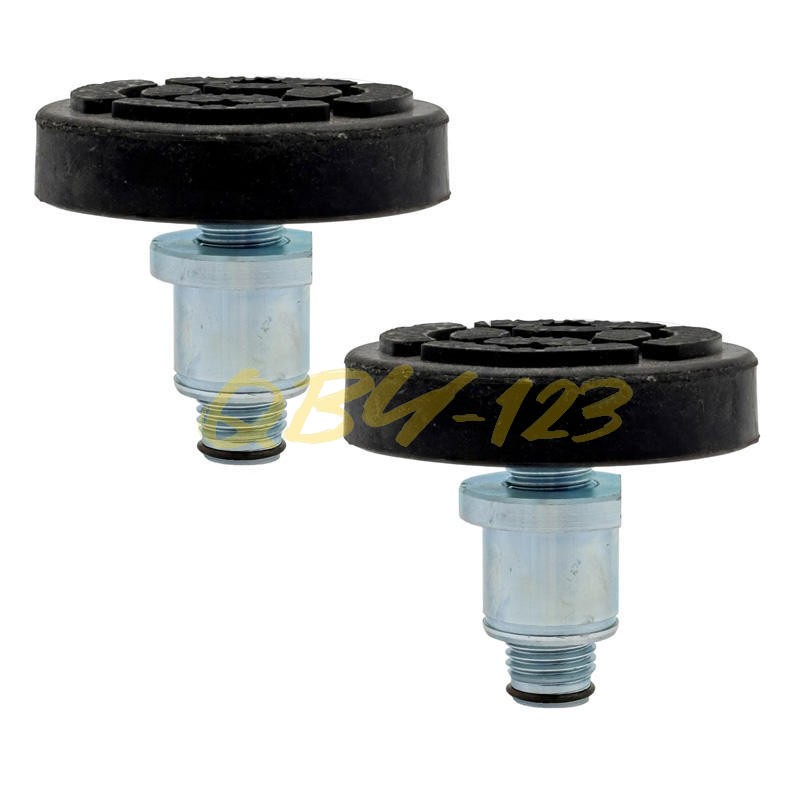 2* Shaft Dia 40mm Car Lift Rubber tray Heightening Feet Plus High Leg Pads