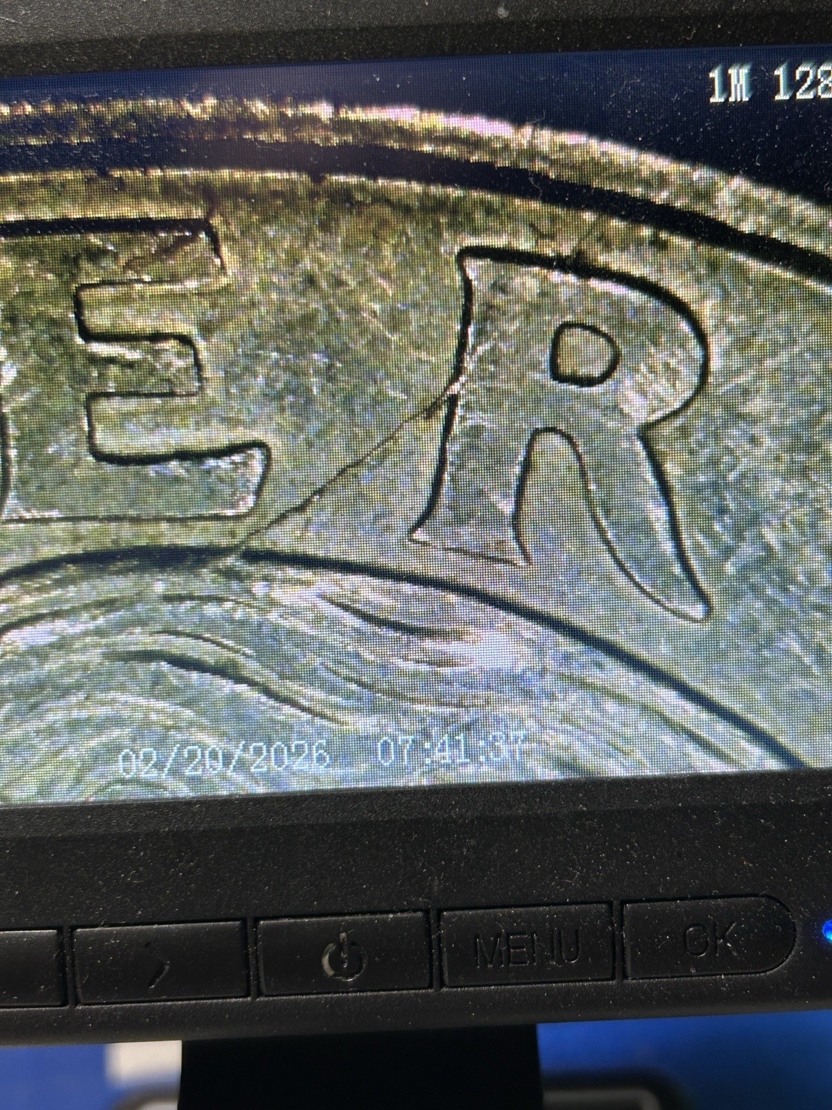 1997 P Washington Quarter Spiked Head Die Crack