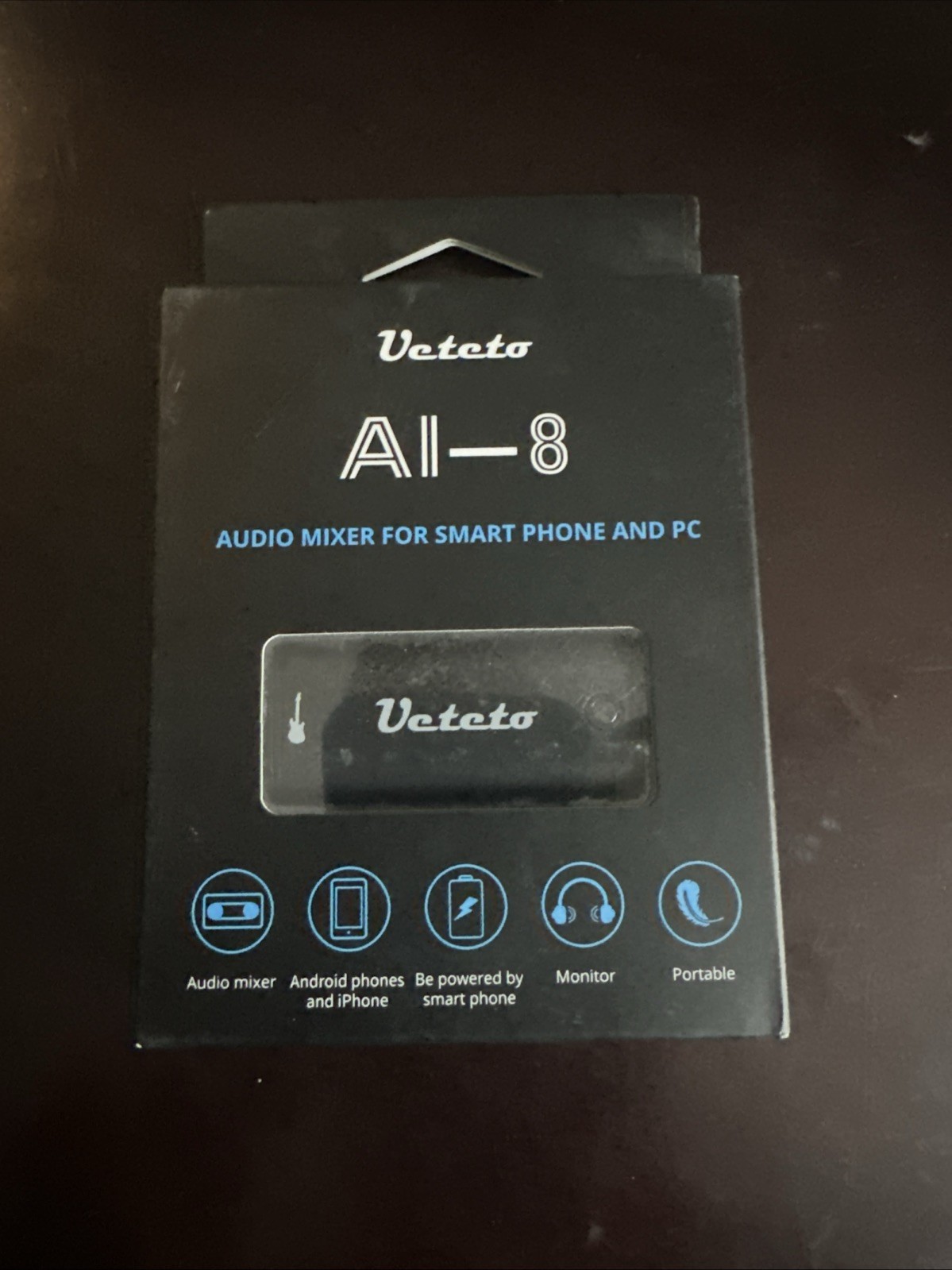 Ueteto AI-8 Audio Mixer For Smart Phone And PC - New!