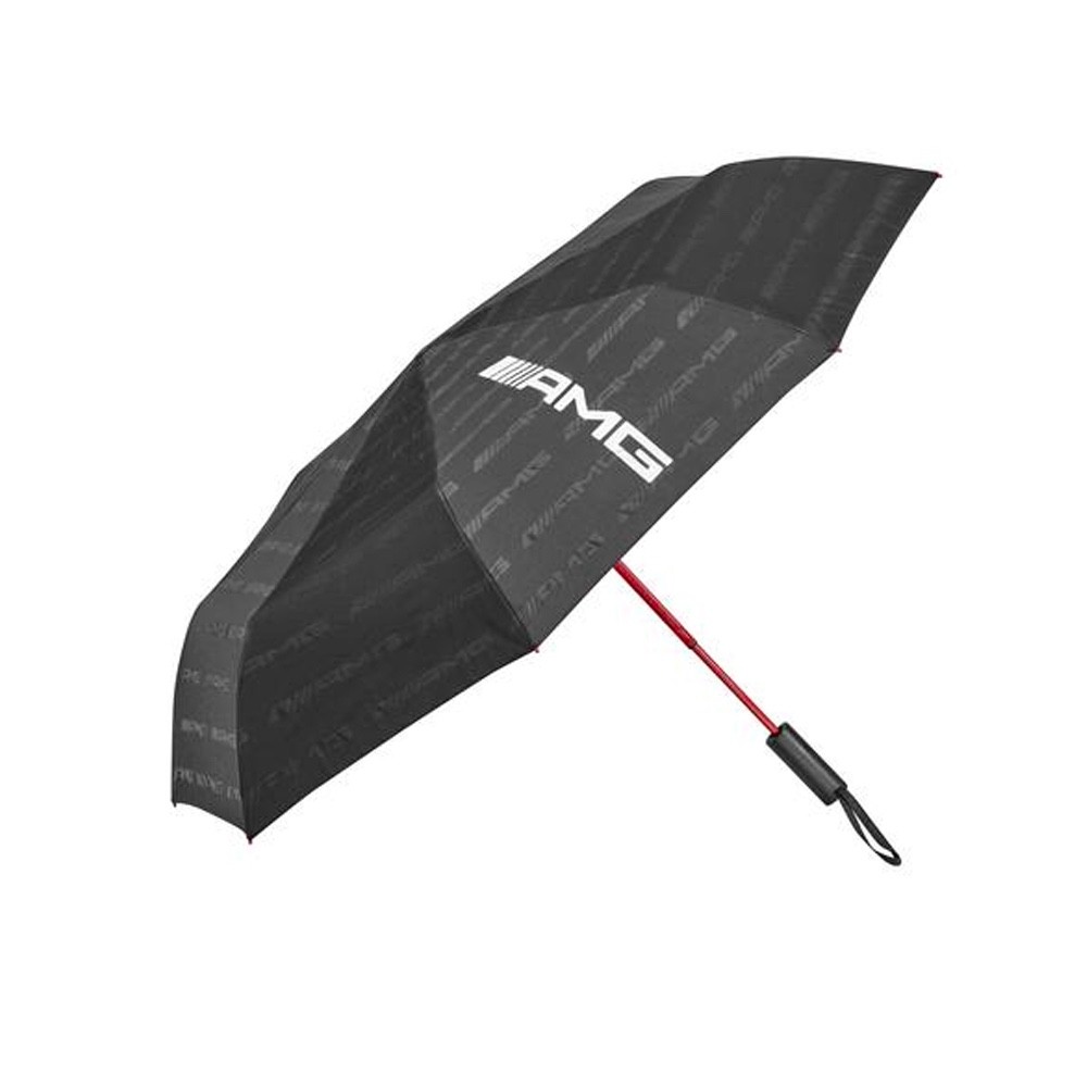 Genuine AMG Collection Red Black Folding Compact Umbrella B66959274