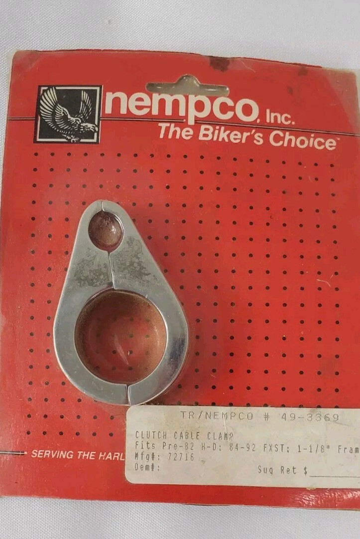 Nempco Biker's Choice Clutch Clamp Harley Davidson  49-3369 MFG  # 72716 NOS
