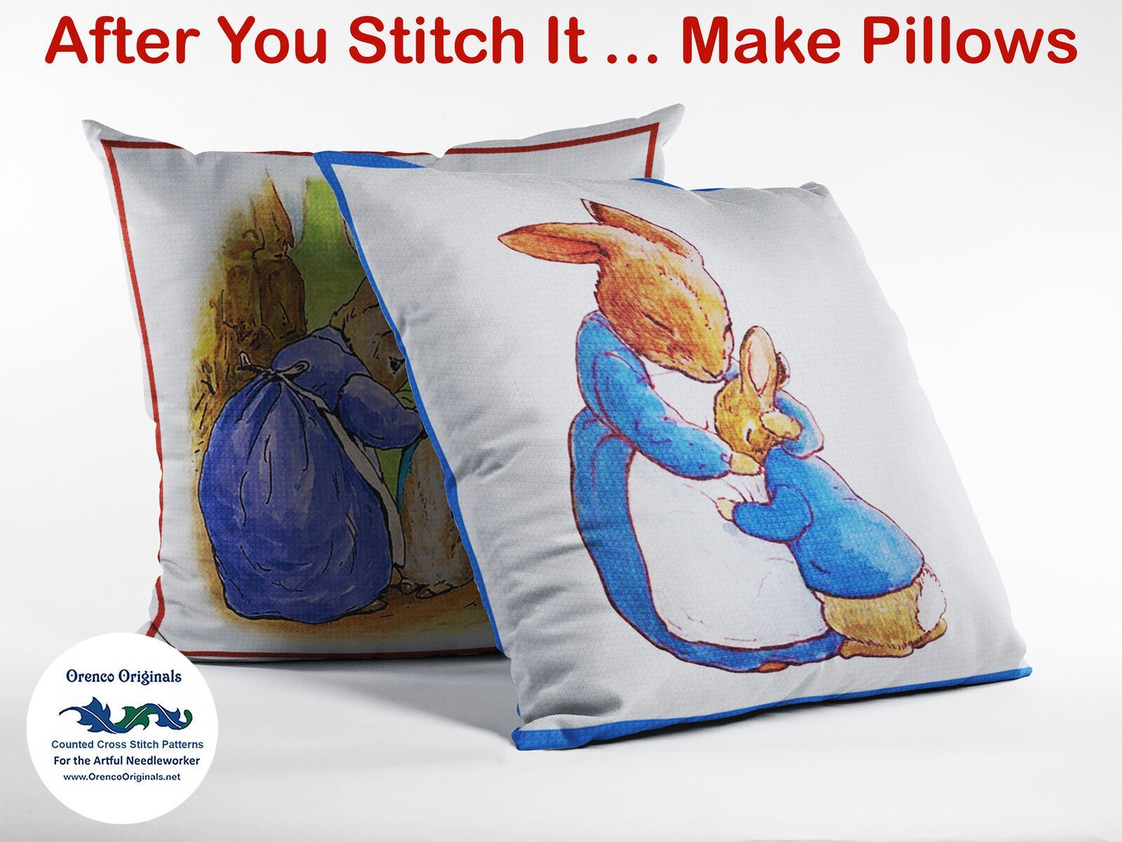 Mouse Hunca Munca Peter Rabbit Beatrix Potter Counted Cross Stitch Pattern