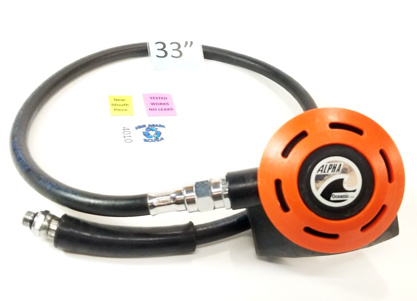 Oceanic Alpha Primary or Octo 2nd Stage Regulator Scuba Dive Orange Octopus 4010