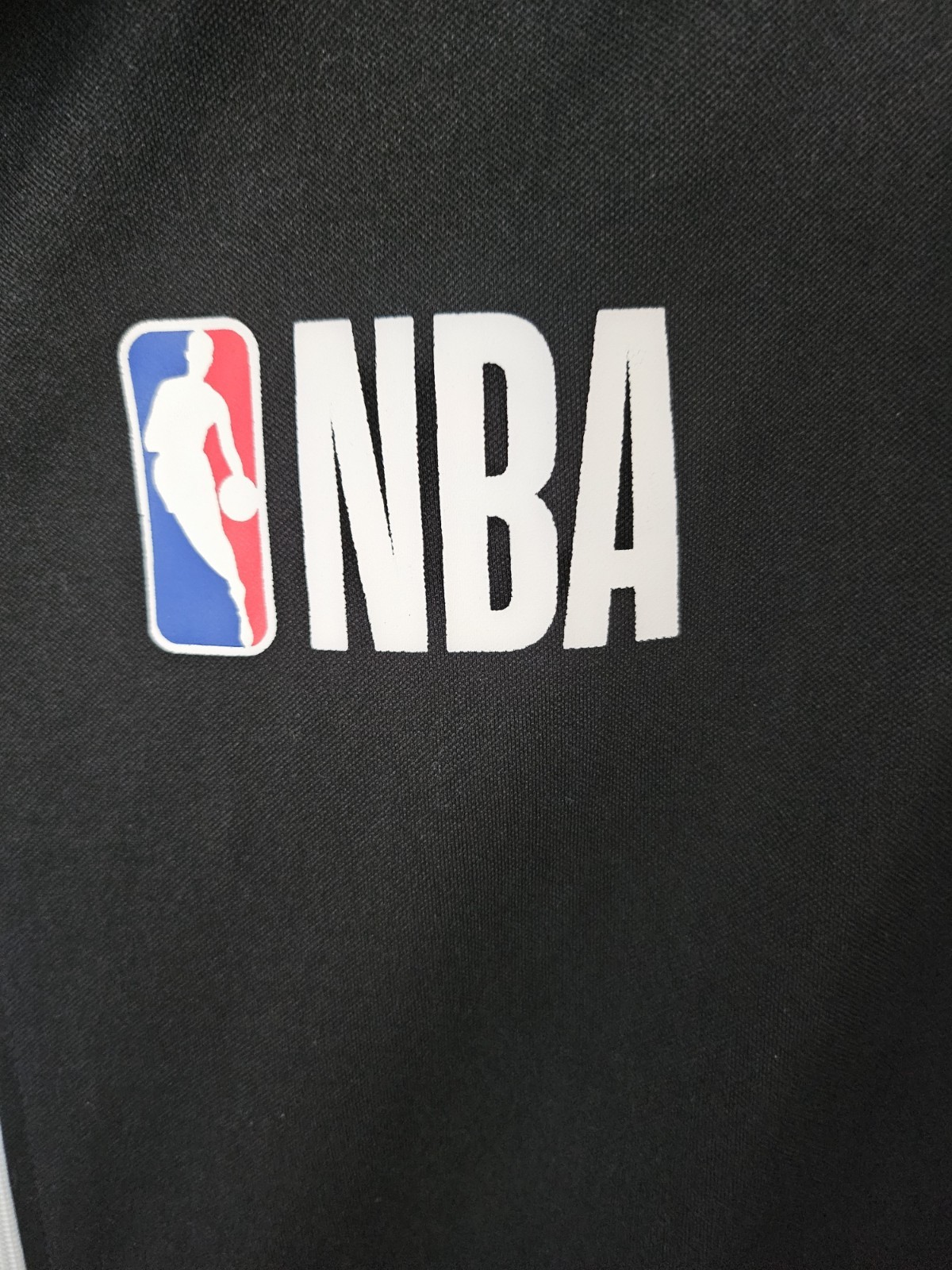 NBA Mens Athletic Track Jacket Small Black Full Zip