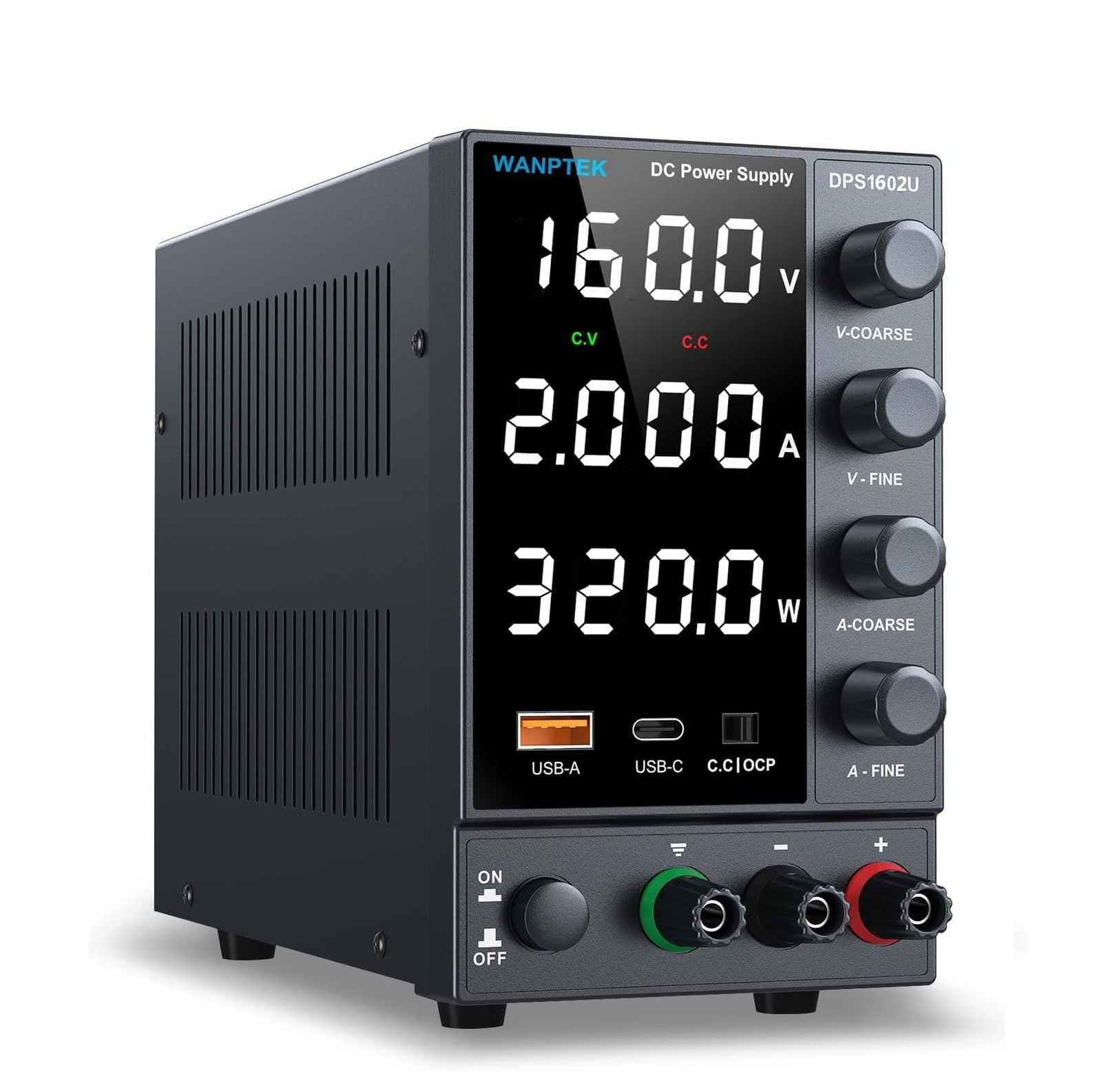 DC Output 0~160V 2A Adjustable Lab Power Supply Variable Precision Bench Switch