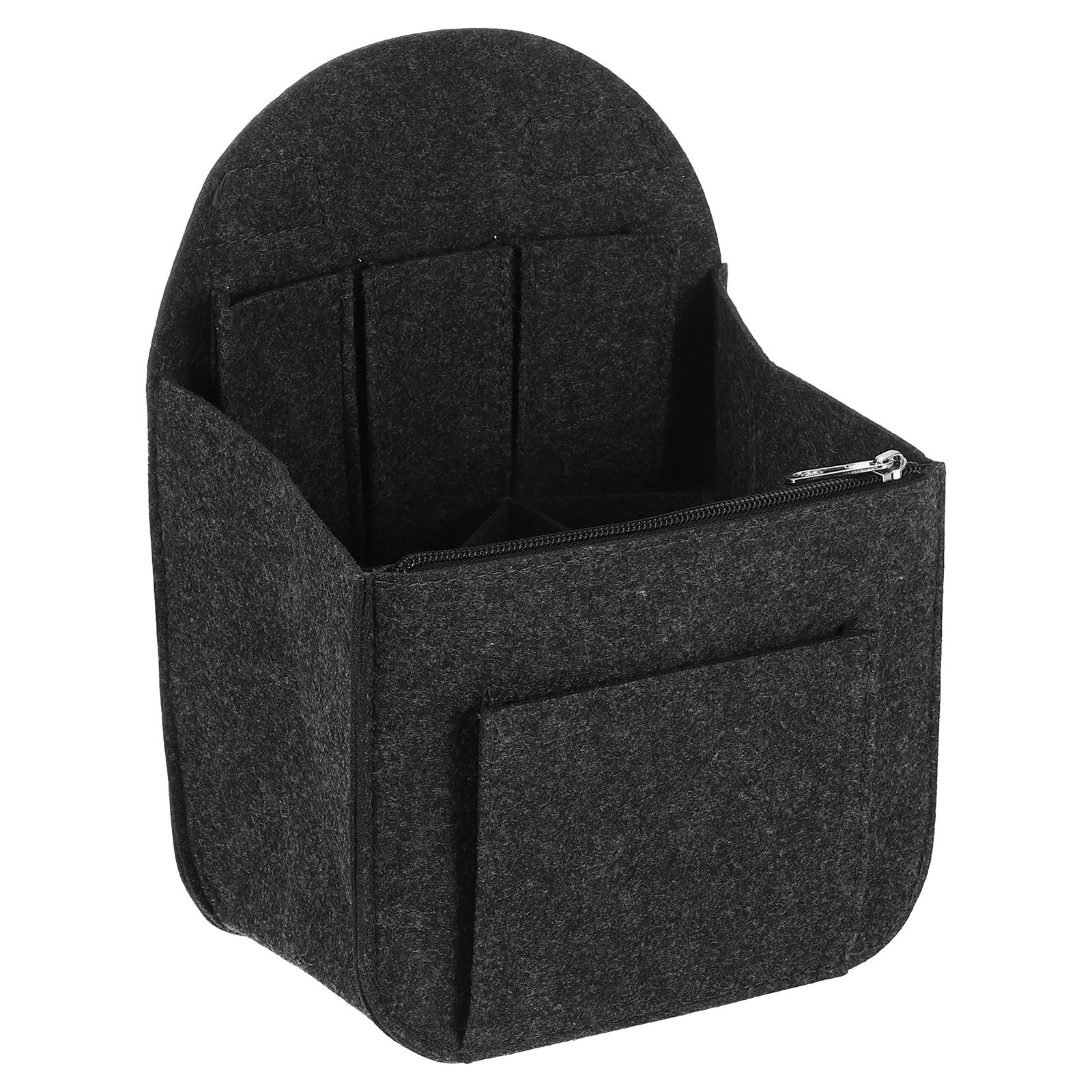 Portable Felt Organizer Bags for Backpack (7.7" x 5" x 11", Beige)