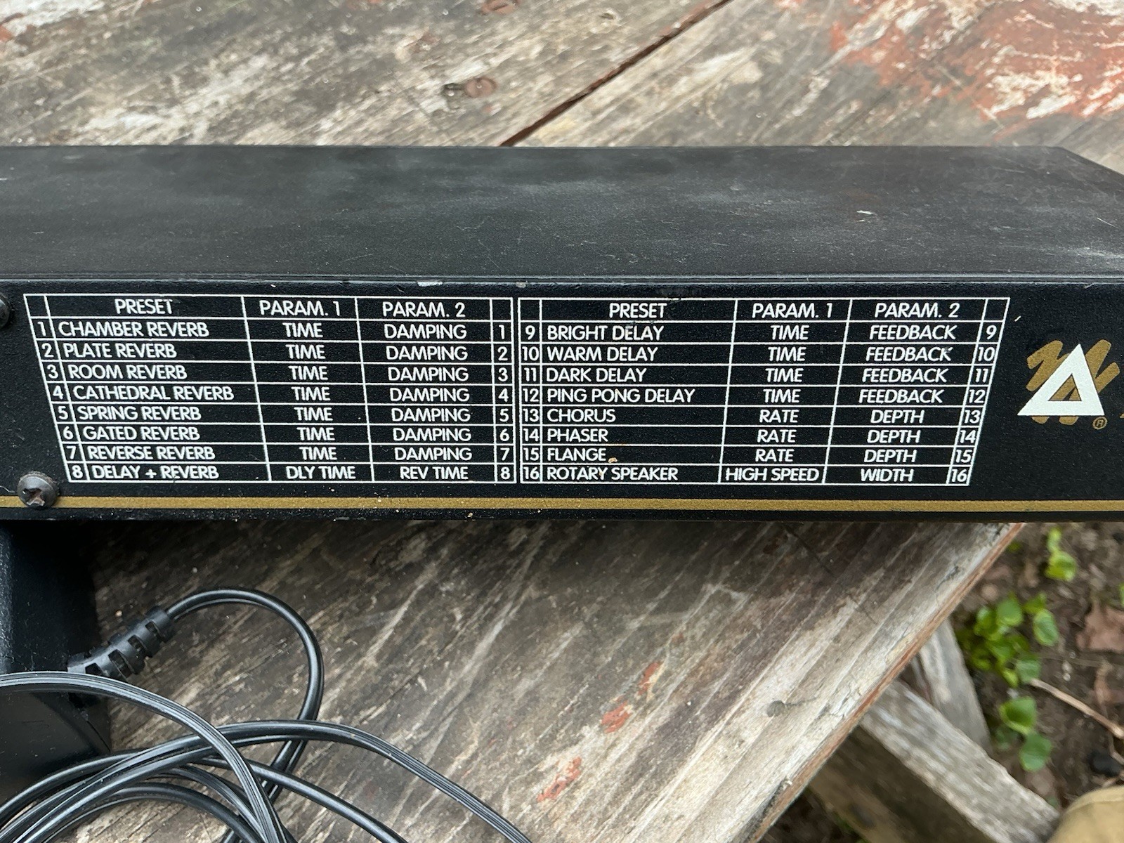 Peavey Deltafex W/O Digital Rackmount Effects Processor & Power Supply TESTED