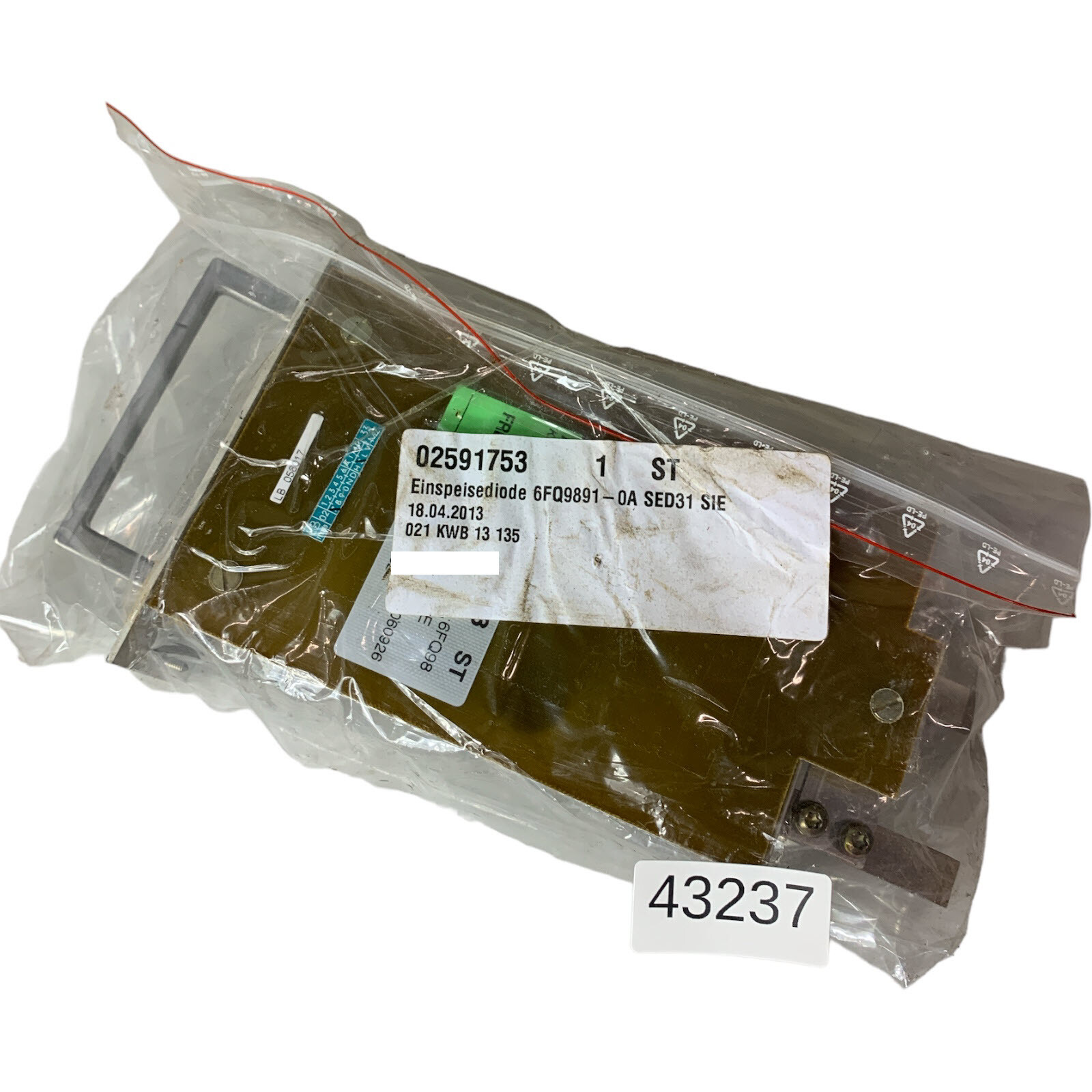Siemens 6FQ9891-0A SED31 Feed Diode Module