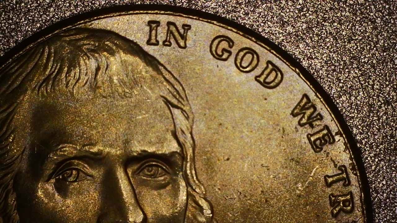 #106 2021 Jefferson Nickle P mm and mint errors