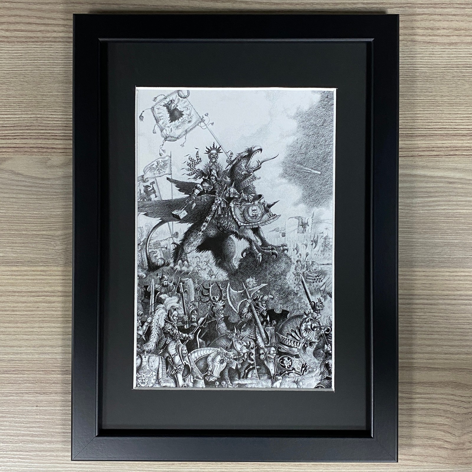 EMPEROR KARL FRANZ FRAMED ART EMPIRE WARHAMMER AGE OF SIGMAR OLD WORLD AOS