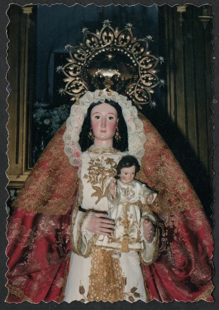 Holy card de la Virgin santino image pieuses estampa