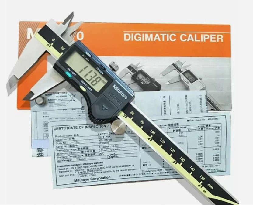 Mitutoyo 500-196-30 Japan 150mm/6" Absolute Digital Digimatic Vernier Caliper