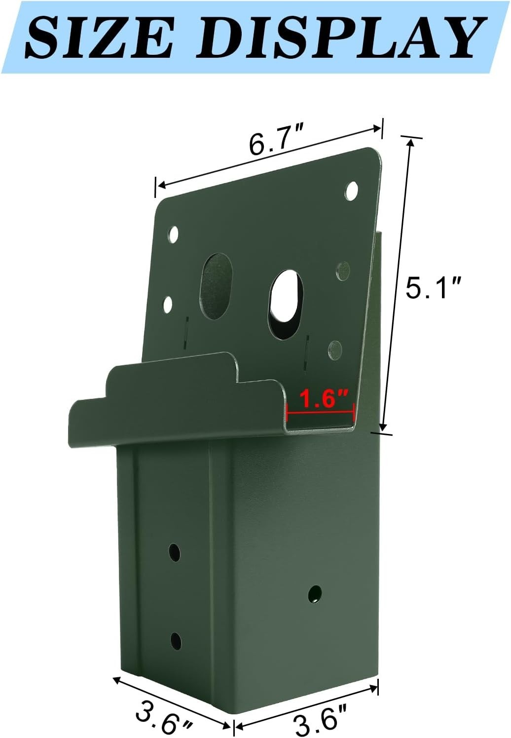 Deer Stand Brackets 4X4 Compound Angle Brackets Heavy Duty Hunting Blind Bracket