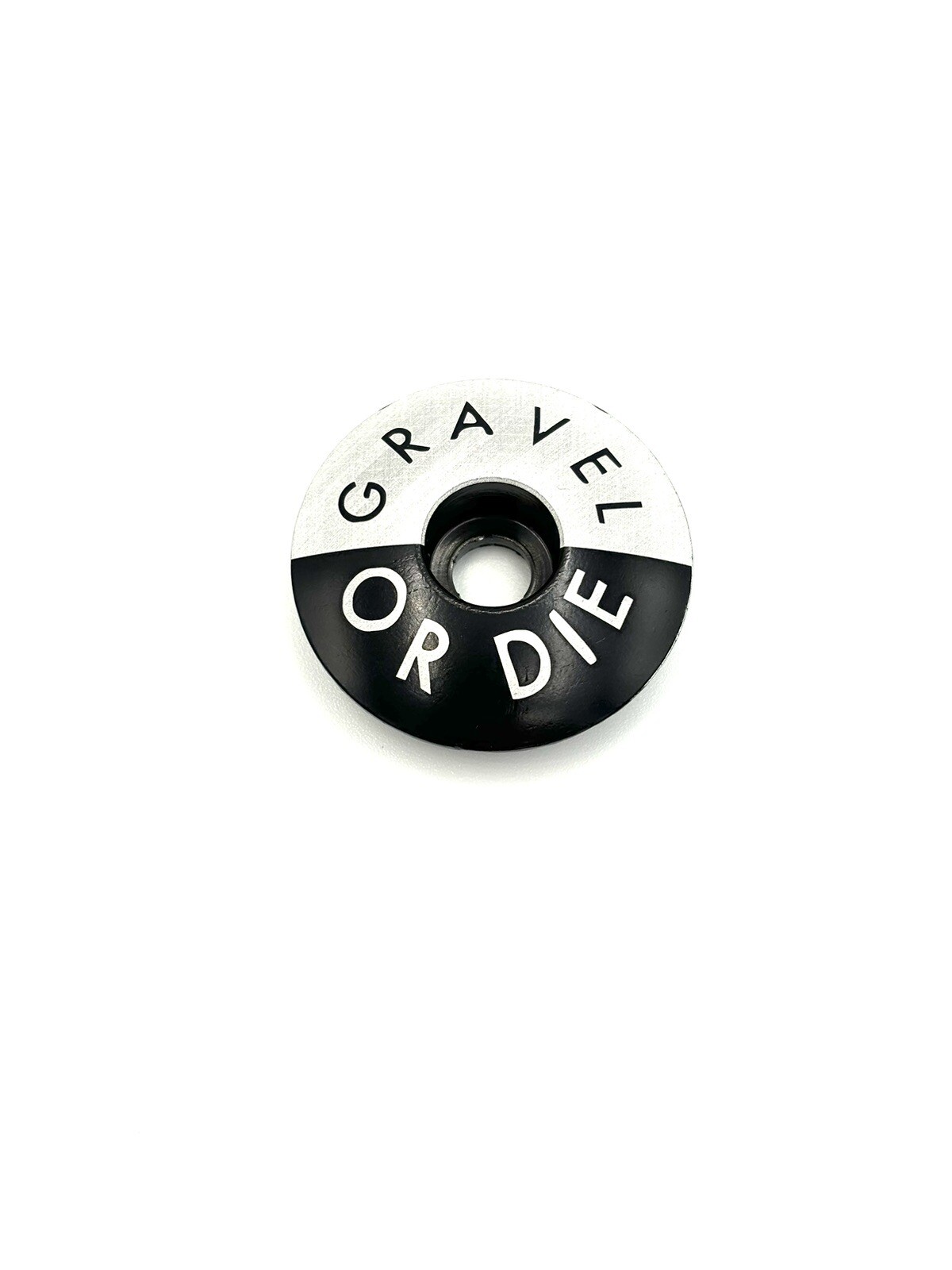 Gravel or die - Threadless Bicycle Headset Stem Cap 1 1/8"