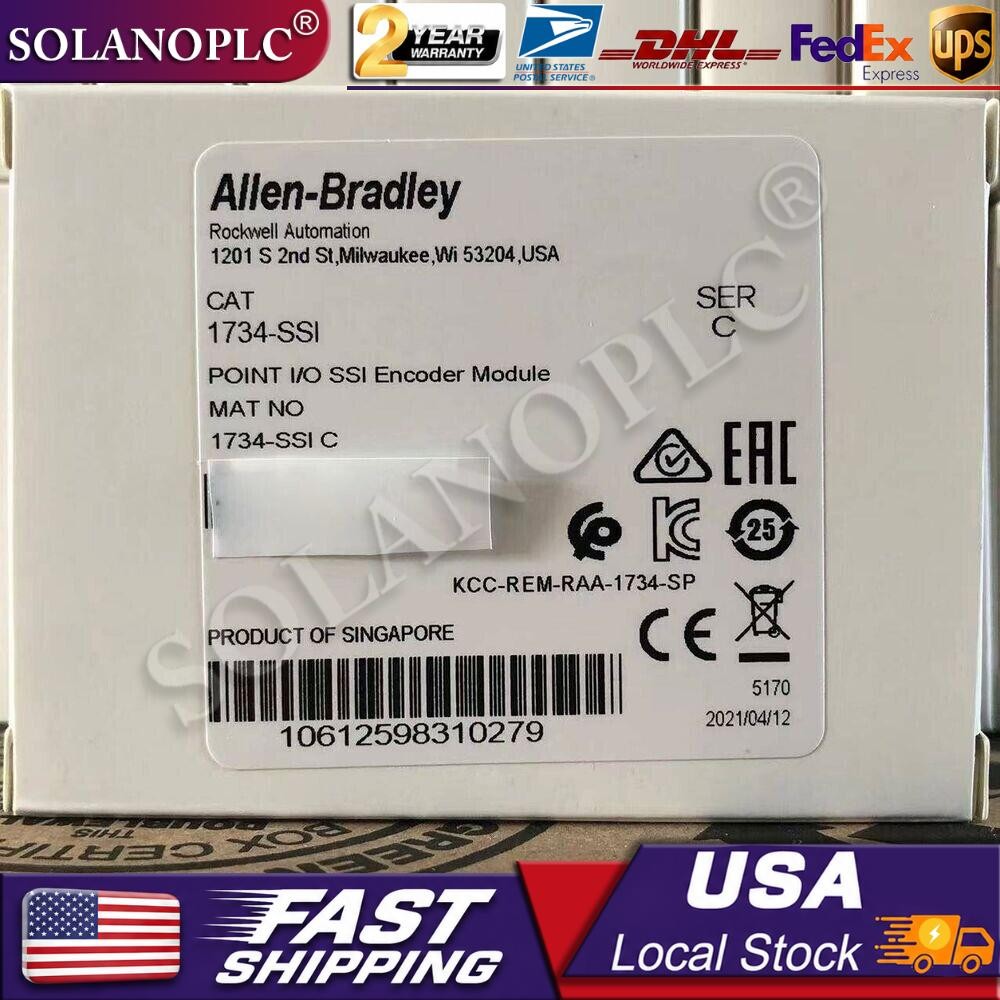 NEW- Allen-Bradley 1734-SSI SER C POINT I/O Encoder Input Module AB 1734SSI USA
