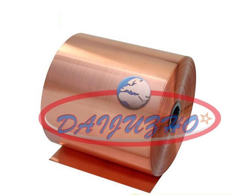 NEW 99.9% Pure Cu Metal Sheet Foil 0.01 x 100 x 500mm *le