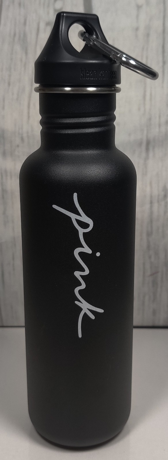 Victoria’s Secret PINK Klean Kanteen Water Bottle Black 27oz - Unused