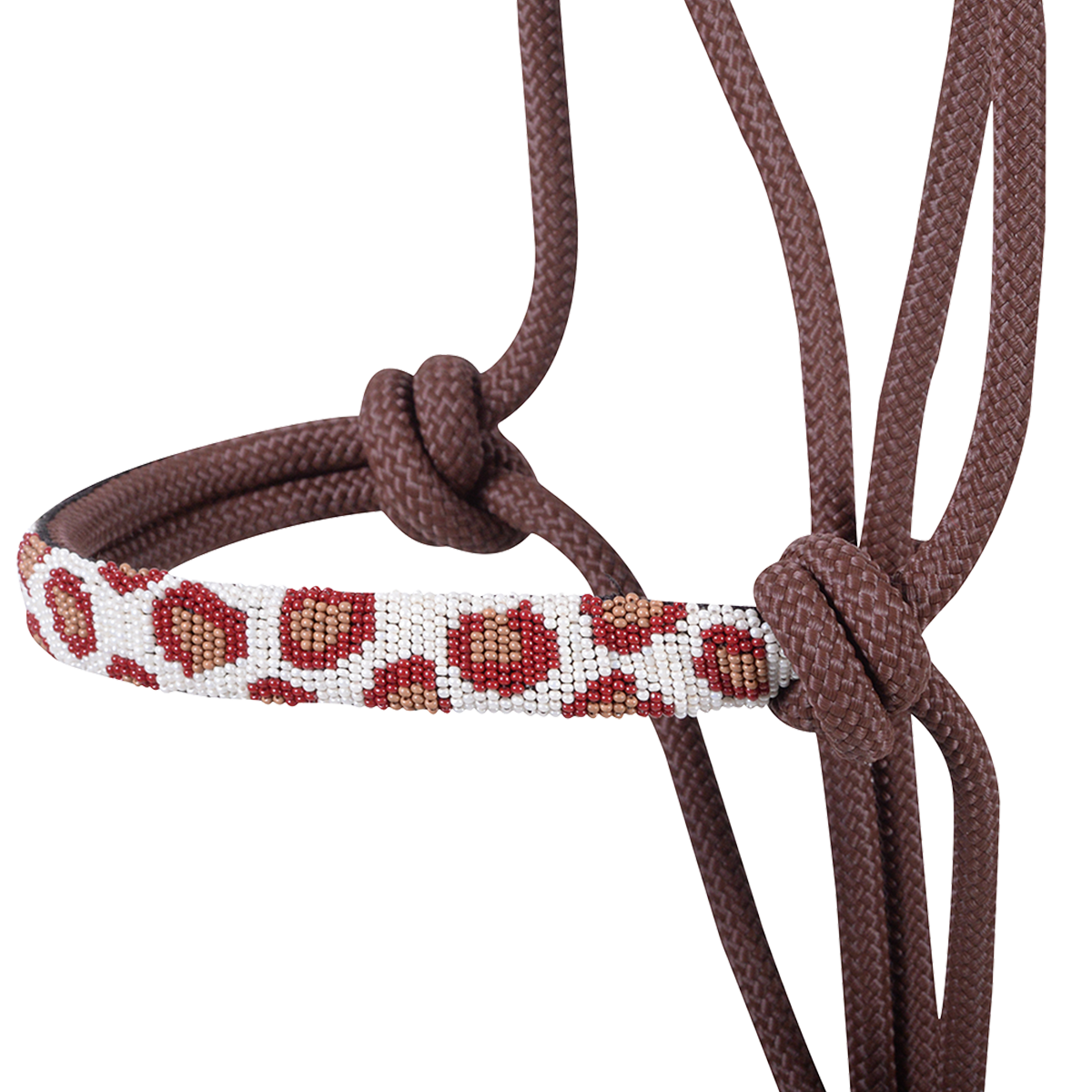 CASHEL BEADED NOSE ROPE HALTER