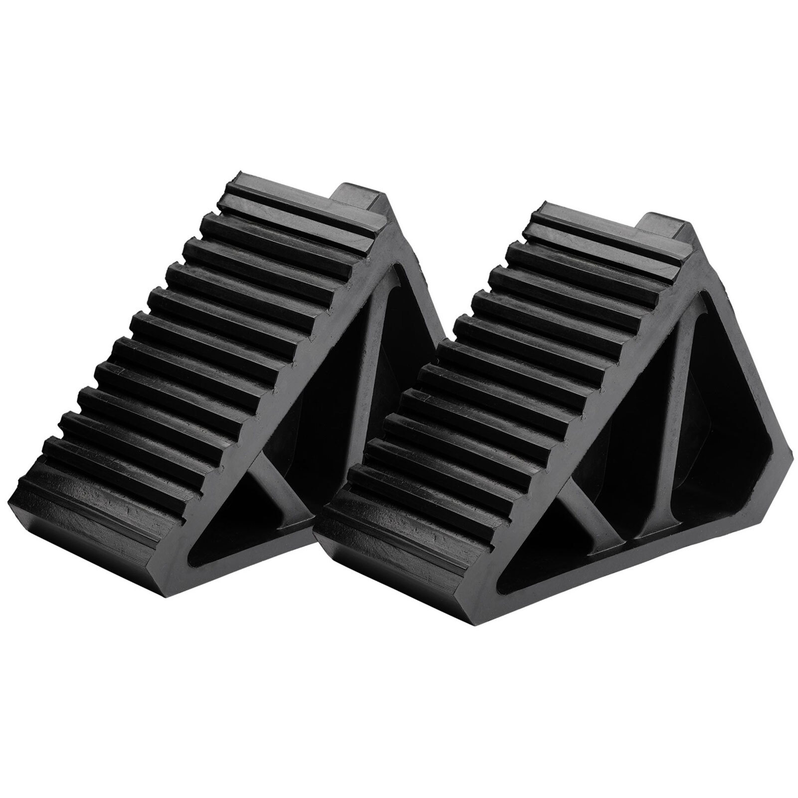 Draper 21132 Rubber Wheel Chocks, 6 Tonne (Pair) - 21132