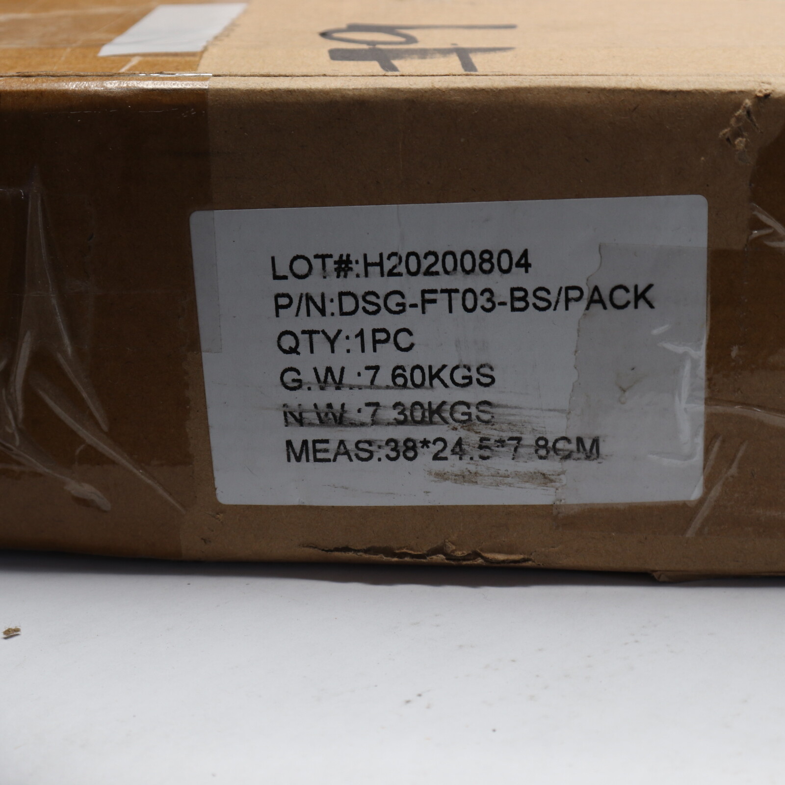 Flat Track Sliding Door Hardware System DSG-FT03-BS/PACK