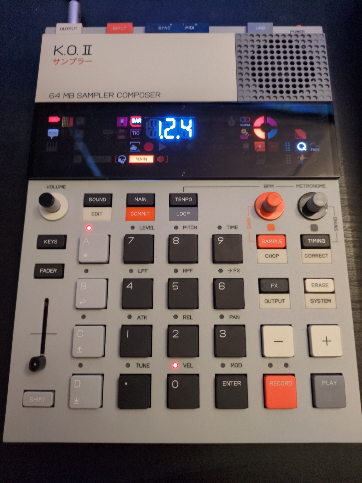 Teenage Engineering KO II 64 MB Sampler Composer