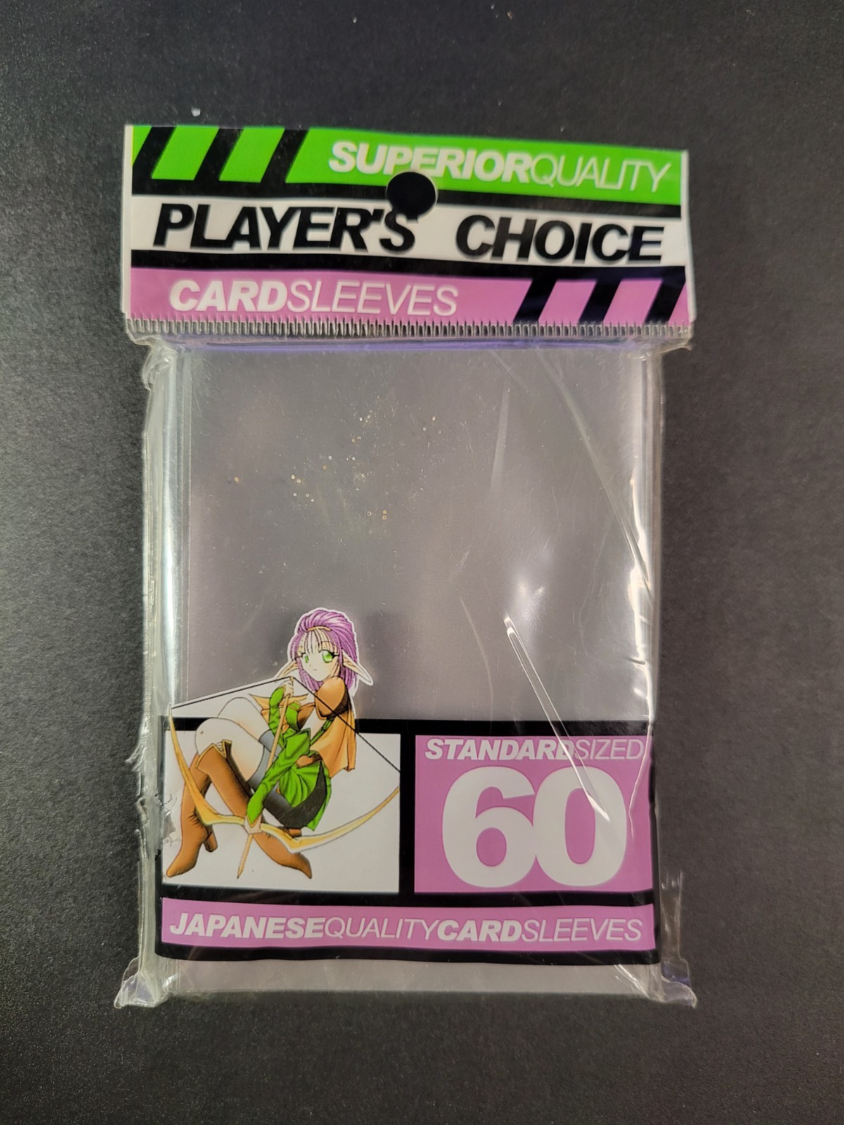 Player's Choice Card Sleeves Silver 60 ct Standard Size NEW FACTORY SEALED