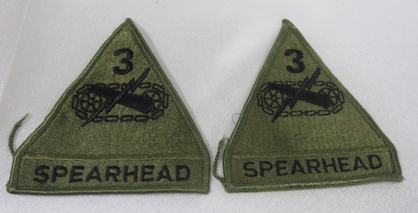 United States Army 3rd Armored patch set of 2 – SPEARHEAD