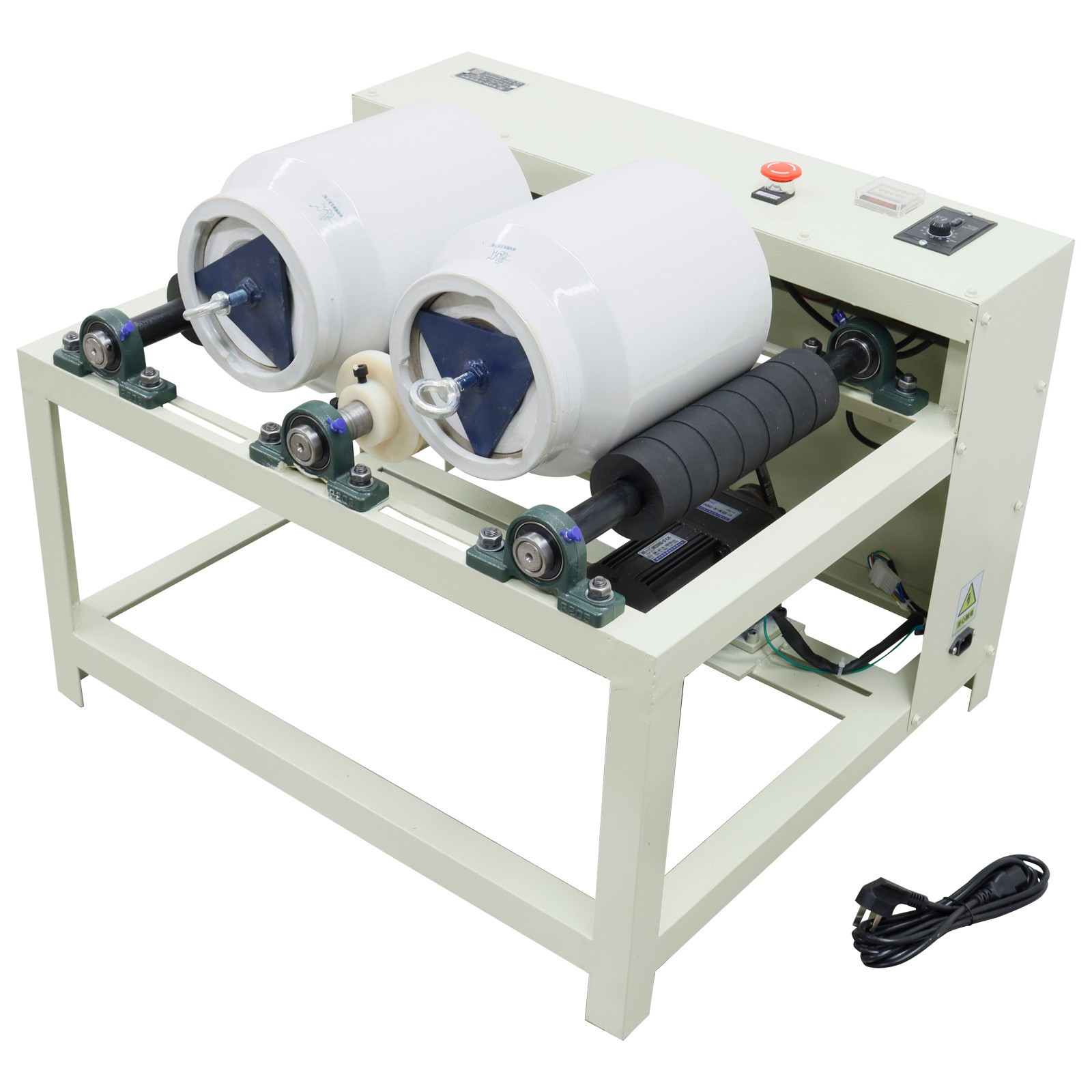 2x5L Ceramic Jar Ball Mill 220V Lab Horizontal Ceramic Ball Mill Machine